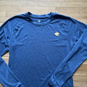 Rabbit Running Shirt Men's S EZ Tee Long Sleeve Performance Blue Run Gym Active